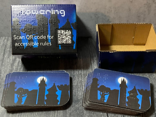 The Towering box and cards.