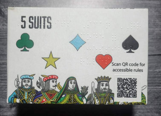 A picture of the 5 suits box.