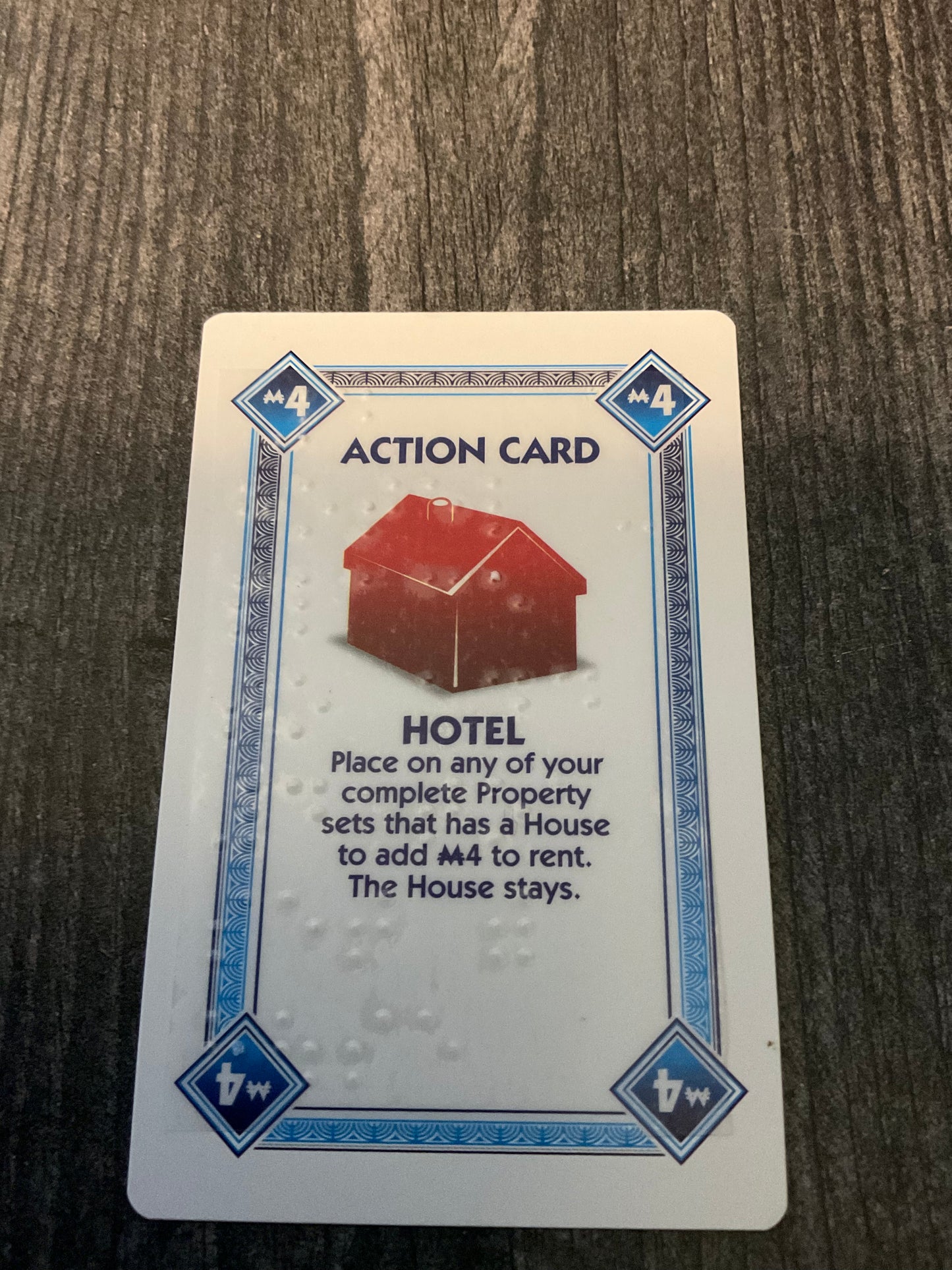 Image of a hotel card