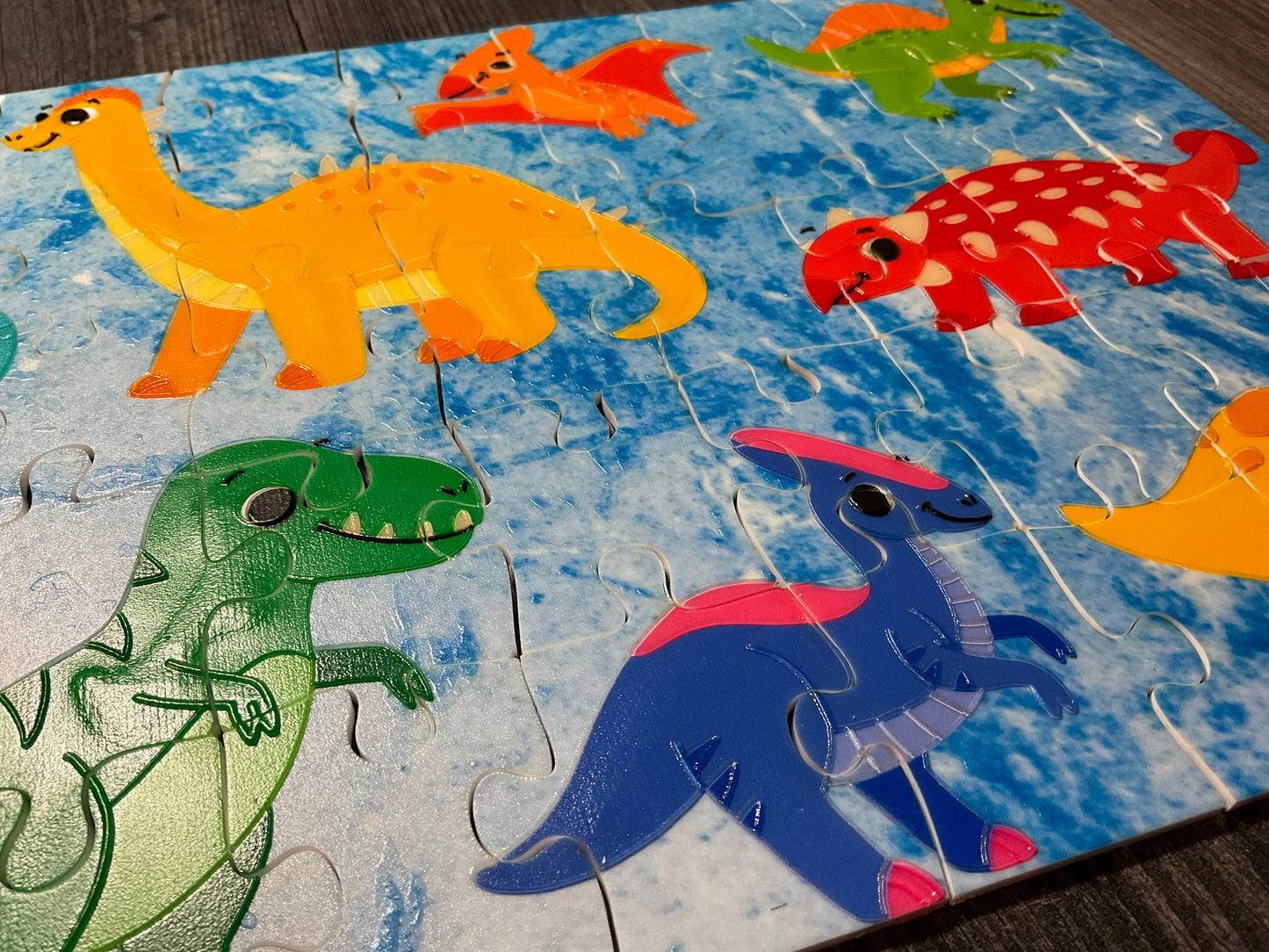 Tactile jigsaw puzzle