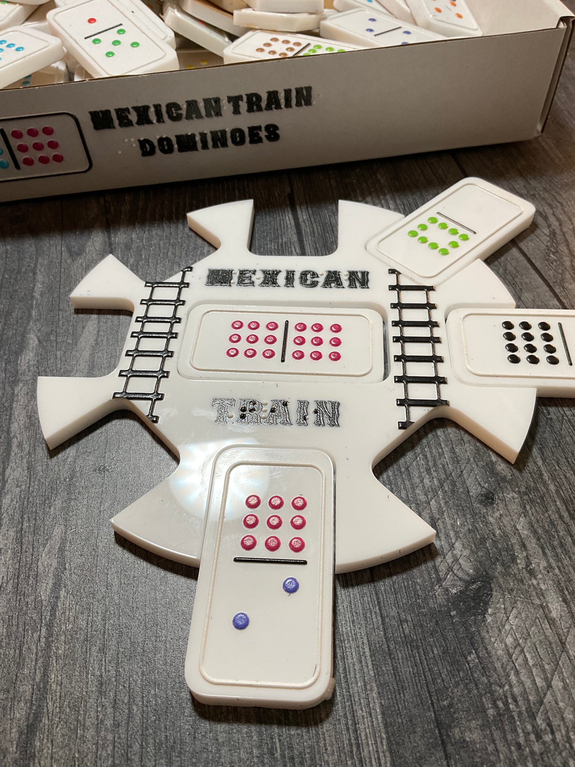 Mexican Dominos Accessibility combo kit – 64 Ounce Braille