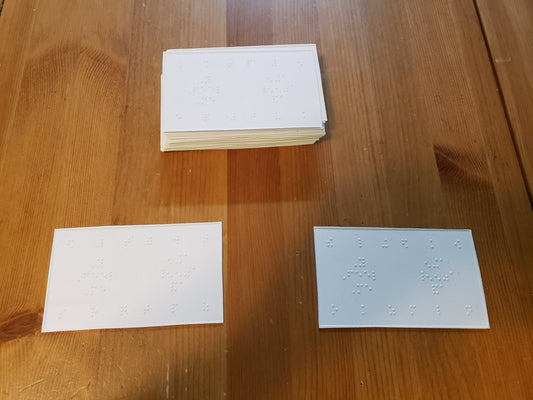 Deck and 2 cards set out